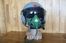 Air force fighter pilot helmet drop down sunvisor, oxygen mask