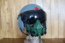 Air force fighter pilot helmet drop down sunvisor, oxygen mask