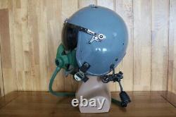 Air force fighter pilot helmet drop down sunvisor, oxygen mask