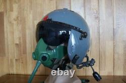 Air force fighter pilot helmet drop down sunvisor, oxygen mask