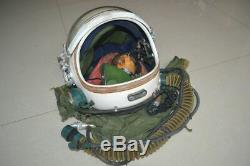 Aircraft fighter pilot flight helmet