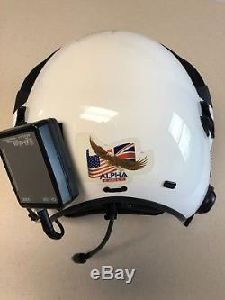 Alpha Eagle Helicopter Pilot Aircrew Flight Helmet Dual Visor (now Gentex)