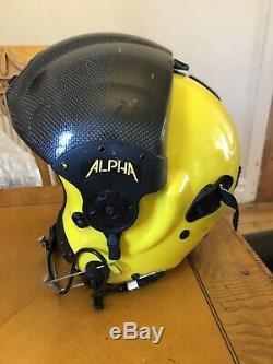Alpha Eagle Pilot Helmet Helicopter Medium size Flight gear