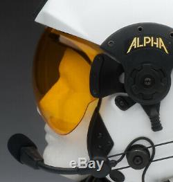 Alpha Eagle (now Gentex) Helicopter Aircrew Pilot Flight Helmet