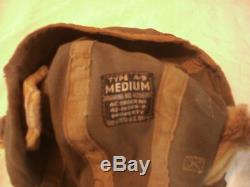 Antique WW2 US Pilot A-9 Med. Cloth Flight Helmet