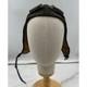 Antique WWII Leather Aviator Flight Cap Pilot Helmet Goggles Black Distressed