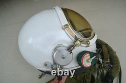 Astronaut Cosmonaut Spaceman Pilot Flight Helmet Rare Yellow Sun-visor //