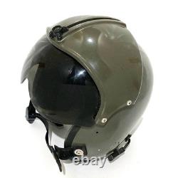 Authentic JASDF Pilot Flight Helmet Vintage Aviation Surplus with Visor From Japan