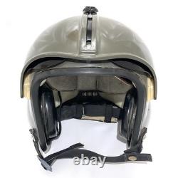 Authentic JASDF Pilot Flight Helmet Vintage Aviation Surplus with Visor From Japan