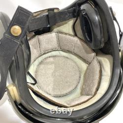 Authentic JASDF Pilot Flight Helmet Vintage Aviation Surplus with Visor From Japan