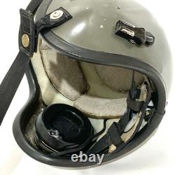 Authentic JASDF Pilot Flight Helmet Vintage Aviation Surplus with Visor From Japan