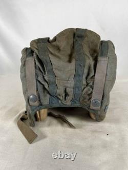 Authentic US Pilot Aviation Helmet 1950s-80s with Earphones Headset Oxygen Hose