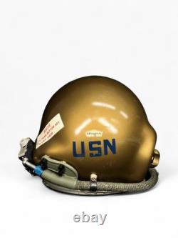 BF Goodrich Mark IV 4 Mod 1 High Altitude Flight Helmet Pilot Gold USN