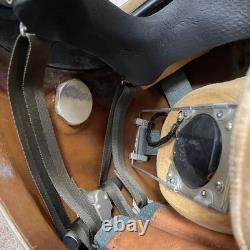 BF Goodrich Mark IV 4 Mod 1 High Altitude Flight Helmet Pilot Gold USN