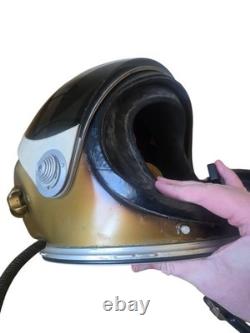 BF Goodrich Mark IV 4 Mod 1 High Altitude Flight Helmet Pilot Gold USN