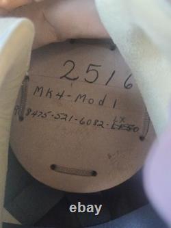 BF Goodrich Mark IV 4 Mod 1 High Altitude Flight Helmet Pilot Gold USN