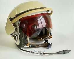 British RAF Rare MK. 2A Flight Pilot Helmet with visor cover