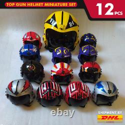 Bundle! 12 Variation Miniature Helmet Of TopGun Flight Pilot Aviation USN NAVY