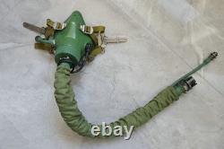 CHINESE AIR FORCE FIGHTER PILOT HELMET, OXYGEN MASK YM-9915G T Hook