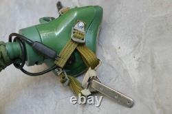CHINESE AIR FORCE FIGHTER PILOT HELMET, OXYGEN MASK YM-9915G T Hook