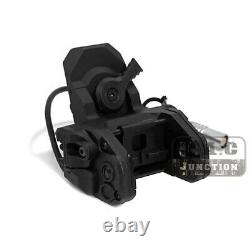 CNC Metal GSGM DPAM ANVIS NVG Mount withHGU-56/P SPH-4 Pilot Flight Helmet Shroud