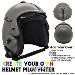 CUSTOMIZED Your Own Fighter Pilot Helmet Prop Naval Aviator USN HGU-33