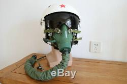 China air force fighter pilot flight helmet, oxygen mask