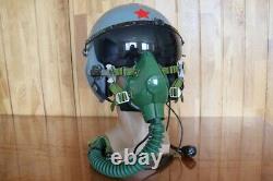 Chinese Air Force Fighter Pilot Aviation Flight Helmet, Oxygen Mask YM-6512A