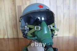 Chinese Air Force Fighter Pilot Flight Helmet + Oxygen Mask YM-9915G