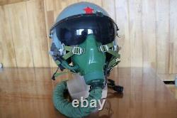 Chinese Air Force Fighter Pilot Fly Helmet(1#largest), Oxygen Mask Ym-9915g