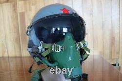 Chinese Air Force Fighter Pilot Fly Helmet(1#largest), Oxygen Mask Ym-9915g