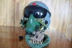 Chinese Air Force Fighter Pilot Fly Helmet(1#largest), Oxygen Mask Ym-9915g