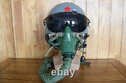 Chinese Air Force Fighter Pilot Helmet + Oxygen Mask Ym-9915G