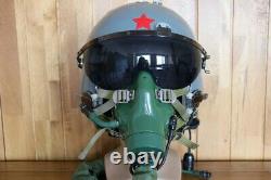 Chinese Air Force Fighter Pilot Helmet + Oxygen Mask Ym-9915G