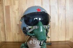 Chinese Air Force Fighter Pilot Helmet + Oxygen Mask Ym-9915G