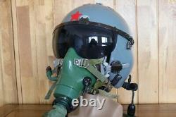 Chinese Air Force Fighter Pilot Helmet + Oxygen Mask Ym-9915G