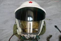 Chinese Air Force MiG-21 Fighter High Altitude Pilot Flight Helmet