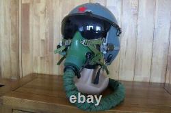 Chinese Air Force MiG Fighter Pilot Helmet 1#/Largest, Oxygen Mask YM-9915G