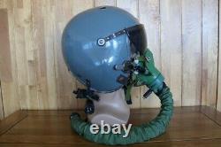 Chinese Air Force MiG Fighter Pilot Helmet 1#/Largest, Oxygen Mask YM-9915G