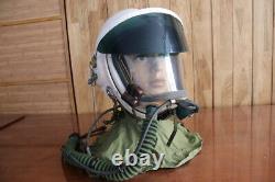 Chinese Early Militaria Mig Fighter Pilot Flight Helmet Tk-1