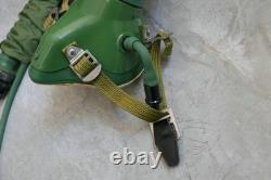 Chinese Fighter Pilot Flight Helmet, Oxygen Mask YM-9915