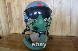 Chinese Fighter Pilot Flight Helmet + Oxygen Mask YM-9915G