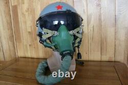 Chinese Fighter Pilot Flight Helmet, Oxygen Mask Ym-9915G