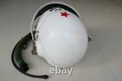 Chinese Mig-21 Fighter Aviator Pilot Flight Helmet Tk-1 No. 8311026