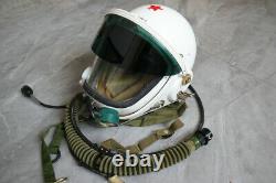 Chinese Mig-21 Fighter Aviator Pilot Flight Helmet Tk-1 No. 9701032