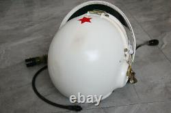 Chinese Mig-21 Fighter Aviator Pilot Flight Helmet Tk-1 No. 9701032