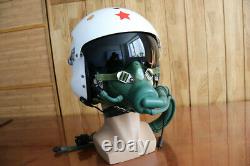 Chinese air force Pilot Flight Helmet Tk-11 + Oxygen Mask Ym-9915G