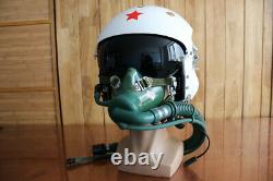 Chinese air force Pilot Flight Helmet Tk-11 + Oxygen Mask Ym-9915G