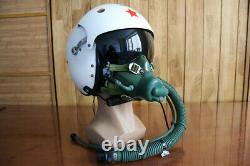 Chinese air force Pilot Flight Helmet Tk-11 + Oxygen Mask Ym-9915G