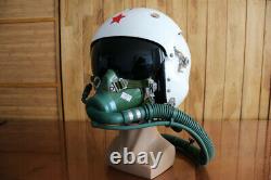 Chinese air force Pilot Flight Helmet Tk-11 + Oxygen Mask Ym-9915G